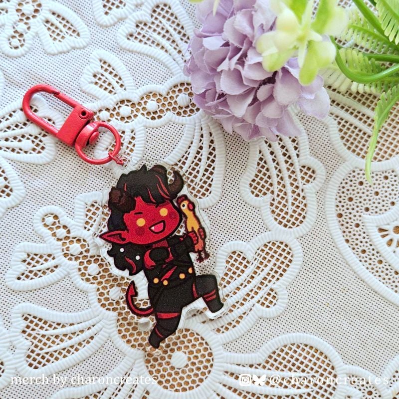 BG3 chibi girls keychain