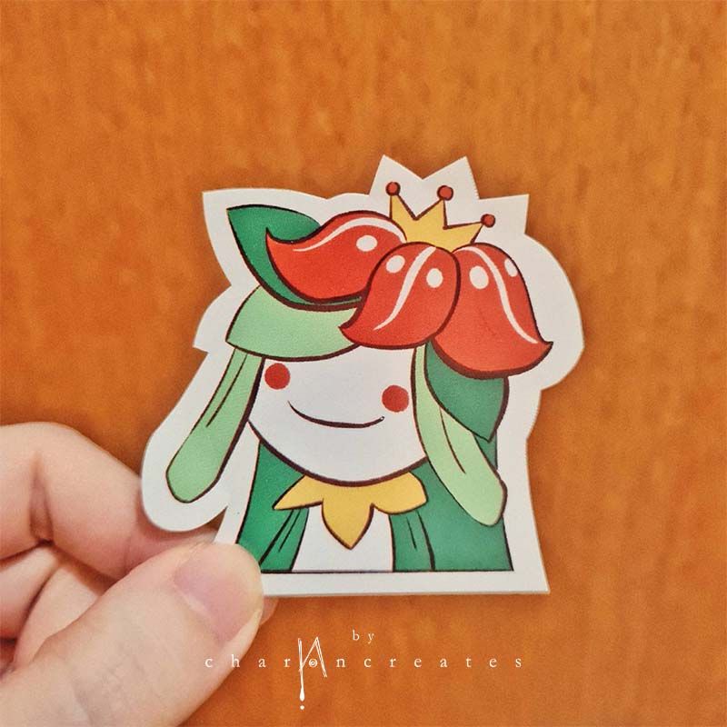 Derpmon diecut sticker