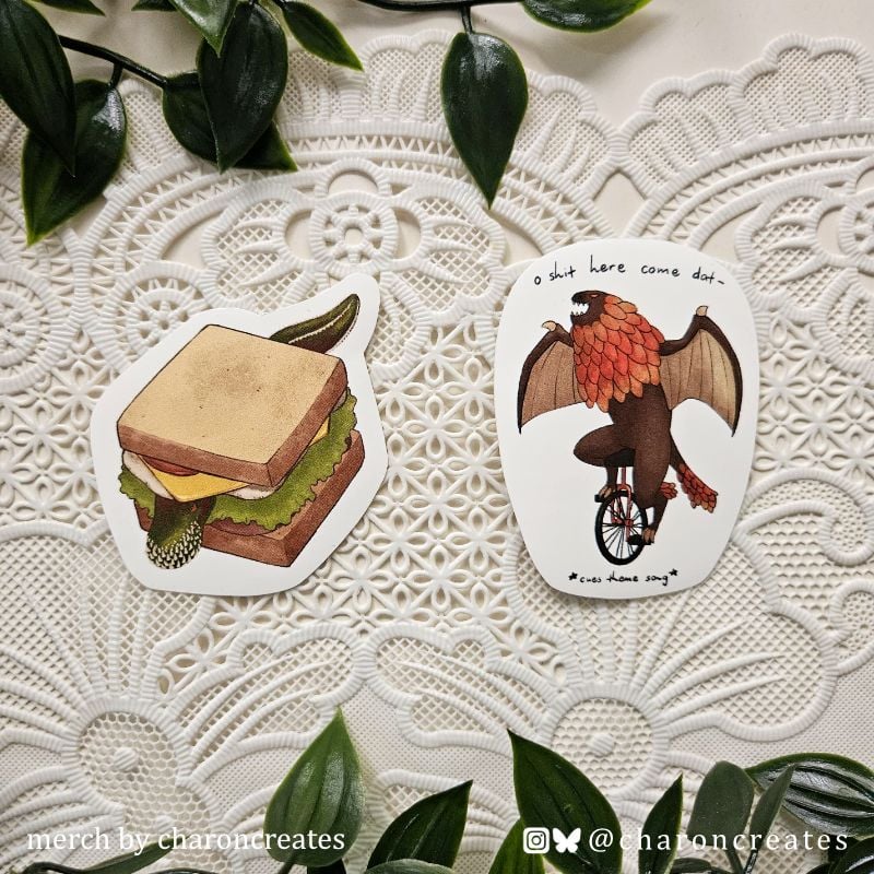 Monster Hunter diecut sticker
