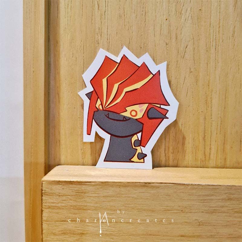 Derpmon diecut sticker