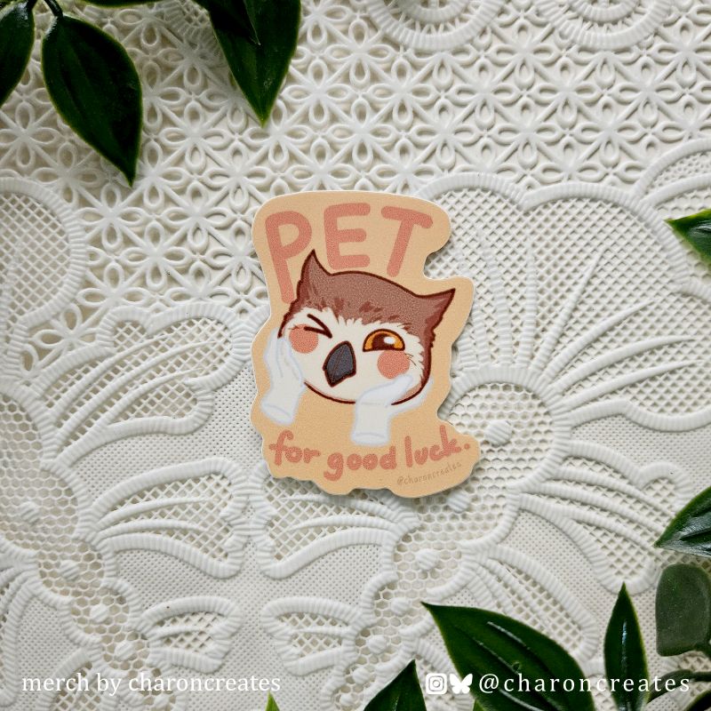 BG3 chibi diecut sticker