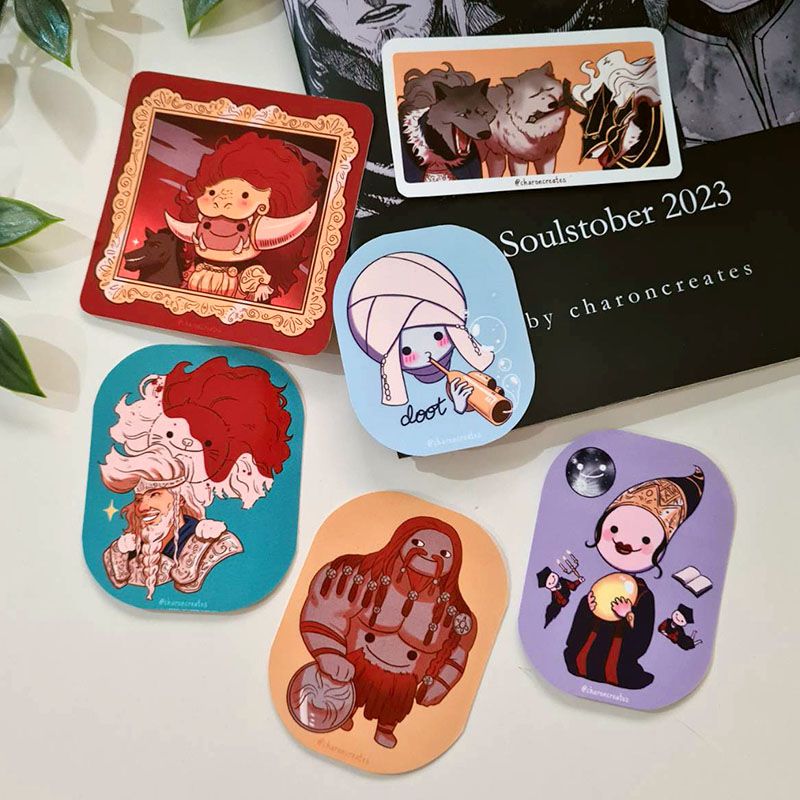 Elderp Ring diecut stickers