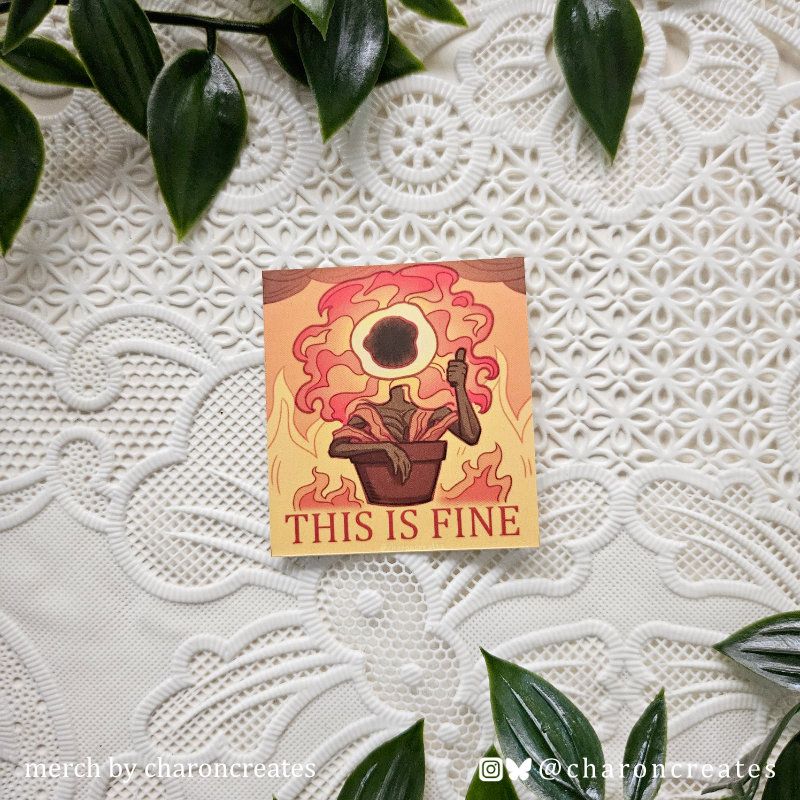 Elderp Ring diecut stickers