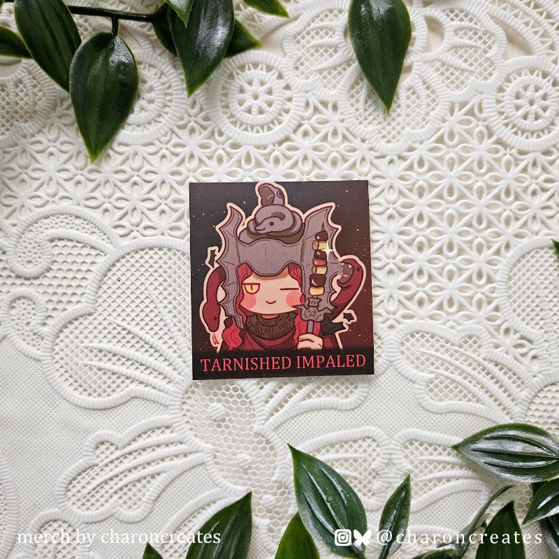 Elderp Ring diecut stickers