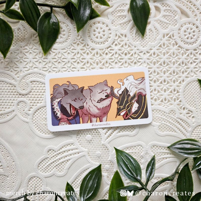 Elderp Ring diecut stickers