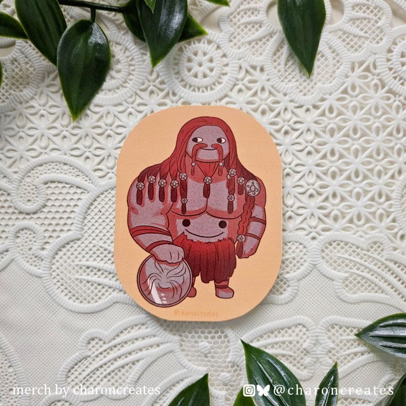 Elderp Ring diecut stickers