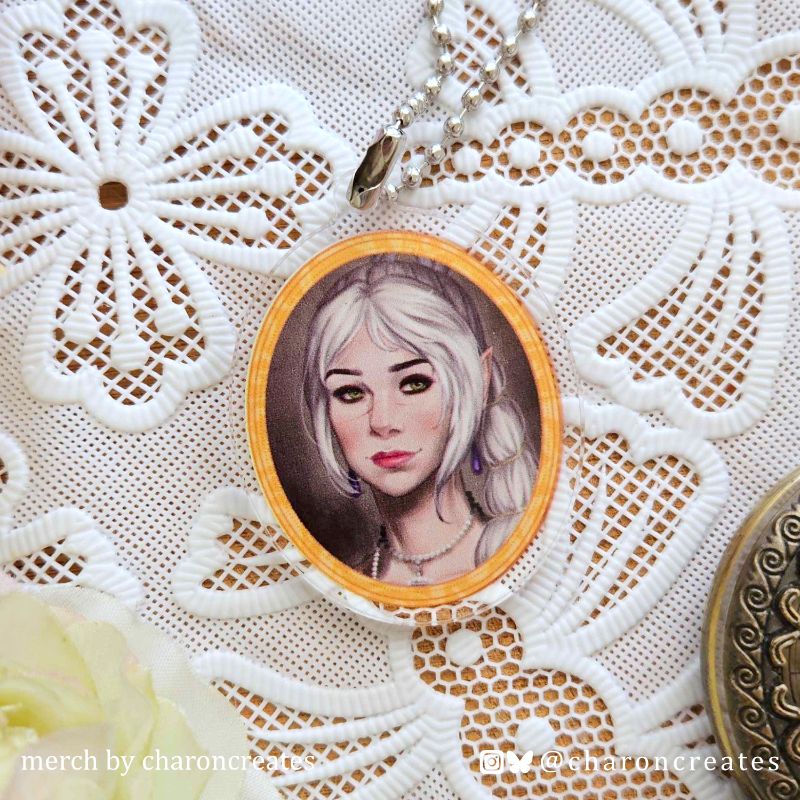 BG3 locket keychain