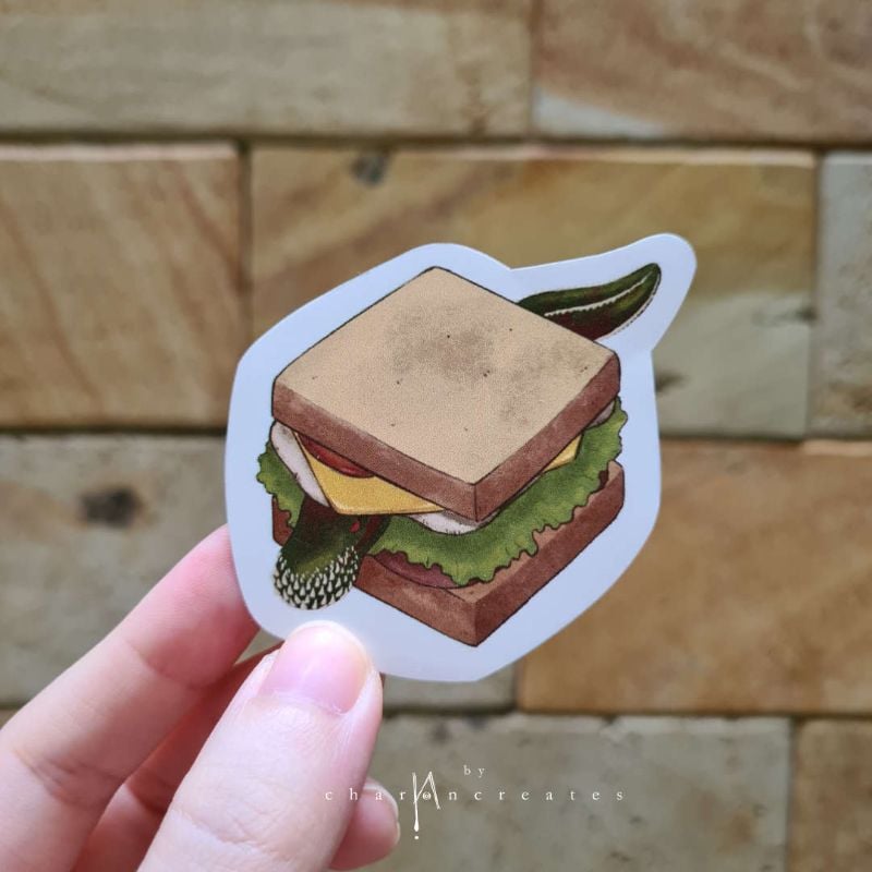 Monster Hunter diecut sticker