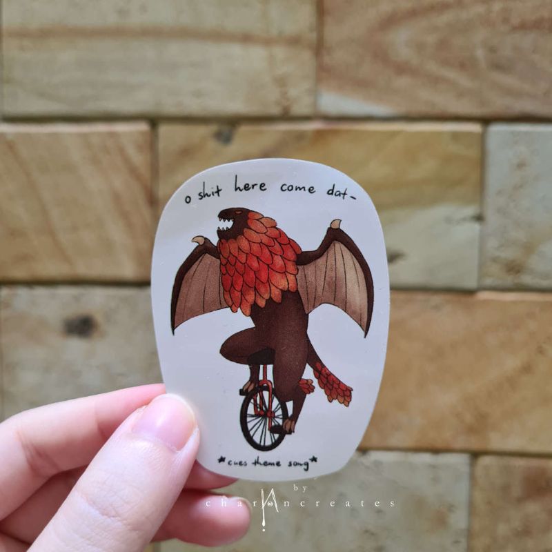 Monster Hunter diecut sticker