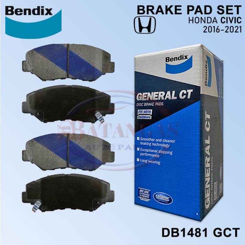 Honda Civic 2016-2021 FRONT BRAKE PAD DB-1481