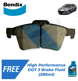 Mazda 3 (2.0) 2004-2005 REAR BRAKE PAD DB-1665