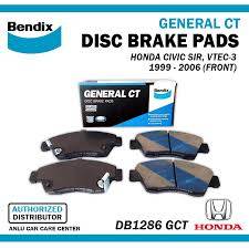 Honda Civic Sir Vtec-3 1999-2010 Honda City Jazz 2009-2013 FRONT BRAKE PAD DB-1286