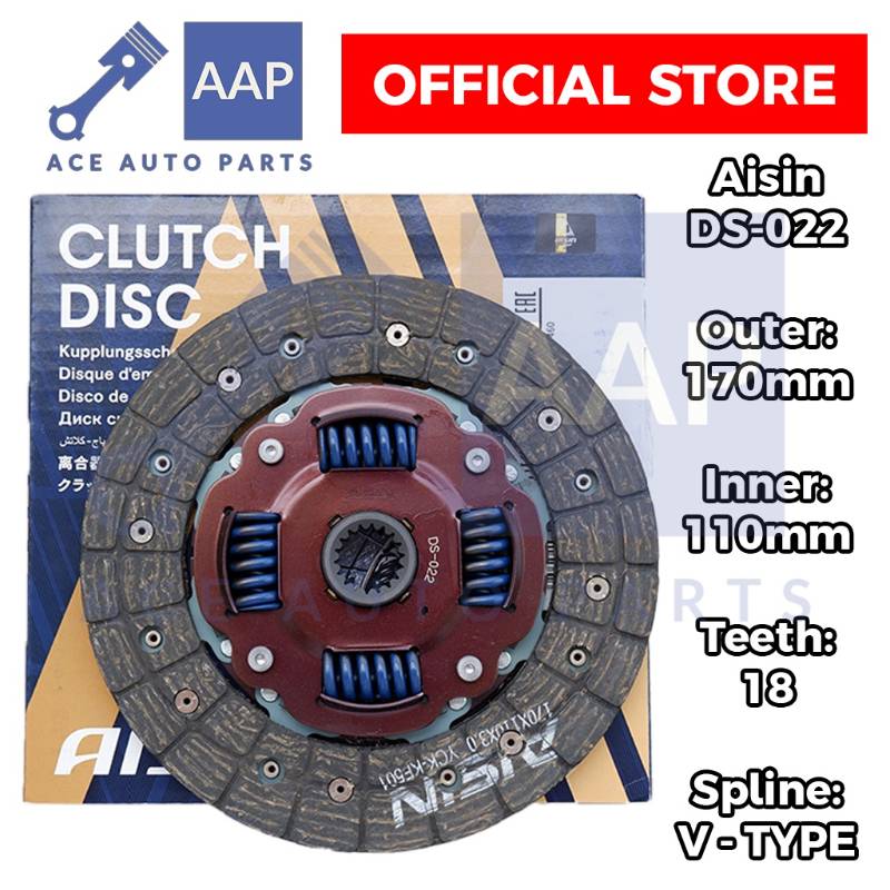 Suzuki F6a 6 3/4” x 18T / 170mm CLUTCH DISC DS-022