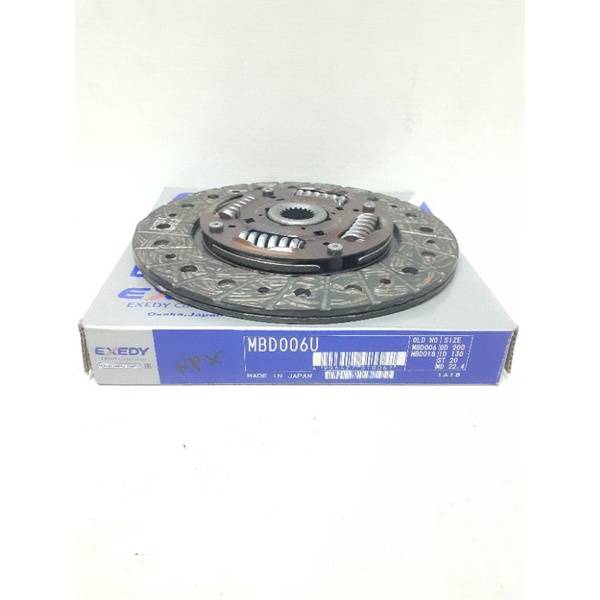 CLUTCH DISC LANCER GLXI / GALANT 16 VALVE /4G32/4G92 MBD-006U