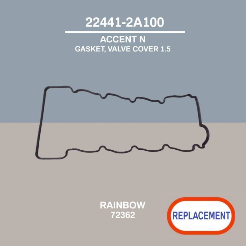 Hyundai Accent/Kia VALVE COVER GASKET 22441-2A100