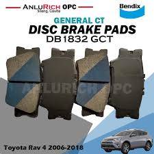 Toyota Camry Rav-4 / Rav4 06 - 18 / Corolla  REAR BRAKE PAD DB-1832