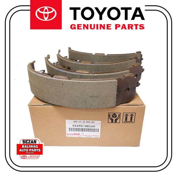 ORIGINAL TOYOTA INNOVA 2015-2022 BRAKE SHOE 04495-0K140