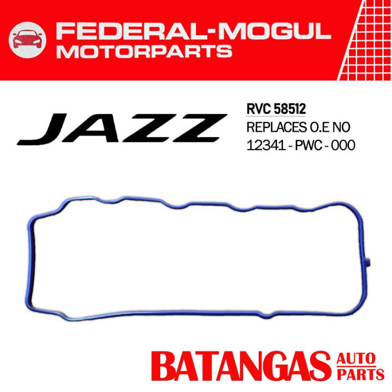 HONDA CITY 1.3 JAZZ 1.3 VALVE COVER GASKET 12341-PWC-000