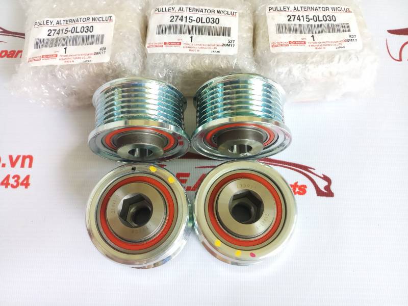 27415-0L030 ALTERNATOR PULLEY 15MM HOLE FORTUNER HILUX INNOVA 1KD 2KD 2004-2015