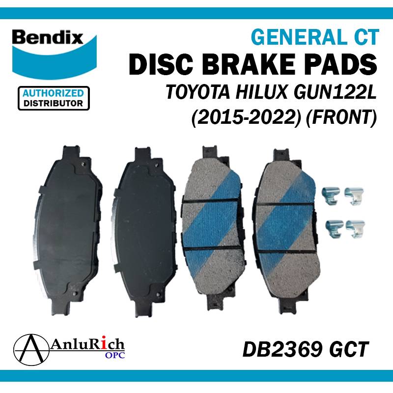 TOYOTA HI LUX 2015-2018 FRONT BRAKE PAD DB-2369
