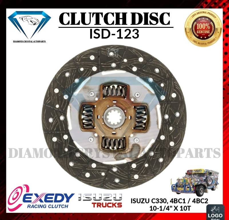Clutch Disc ISD-123U Isuzu 4BB1 10 1/4x10T