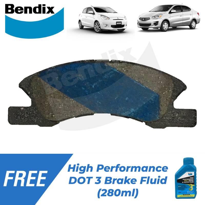 MITSUBISHI MIRAGE G4 HATCHBACK (2012 - 2017) FRONT BRAKE PAD DB-1912
