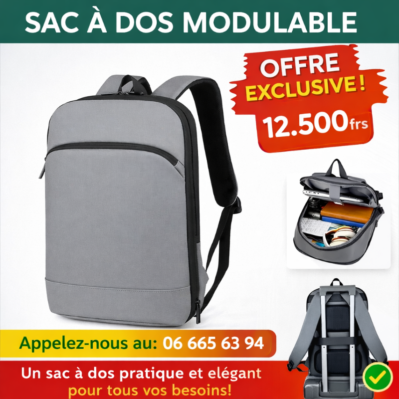 Sac à dos modulable