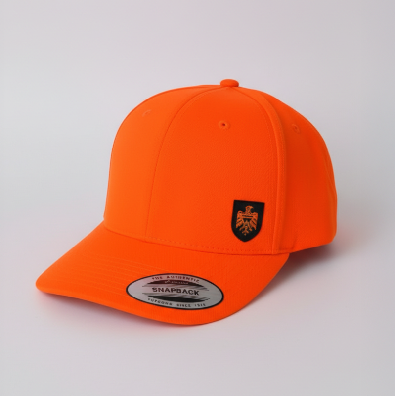 Gorra Classic Temporada 2025-2026 Naranja con Logo Minimalista Pequeño en negro