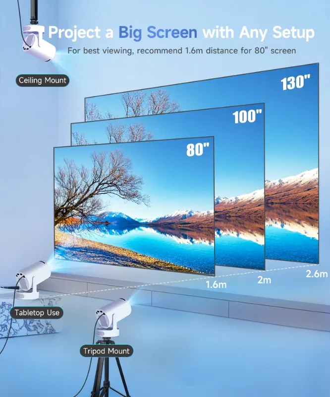 Magcubic HY300Pro+ Smart Mini Projector