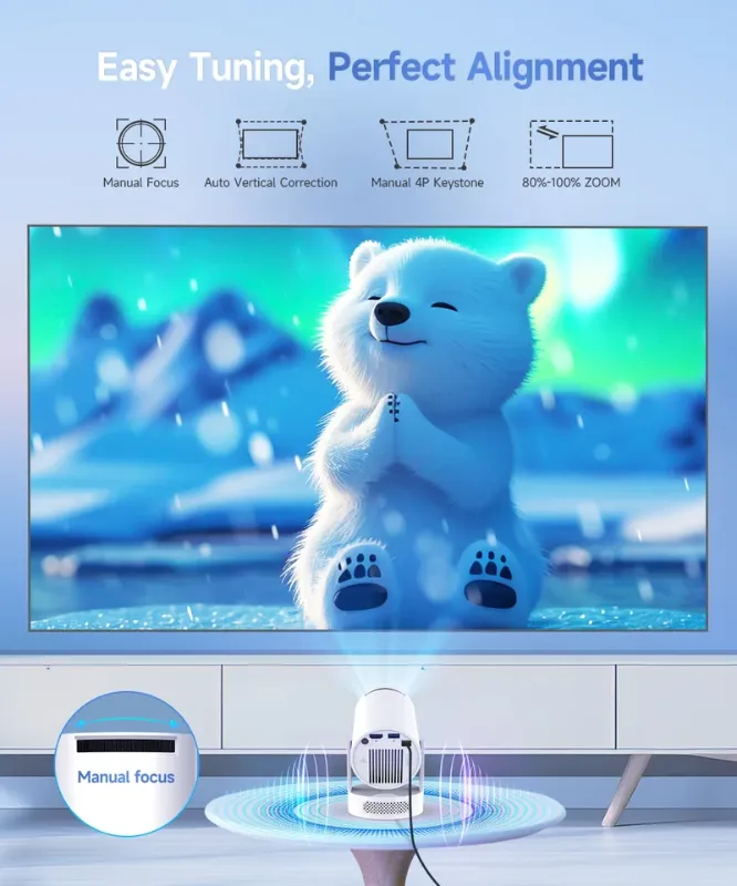 Magcubic HY300Pro+ Smart Mini Projector