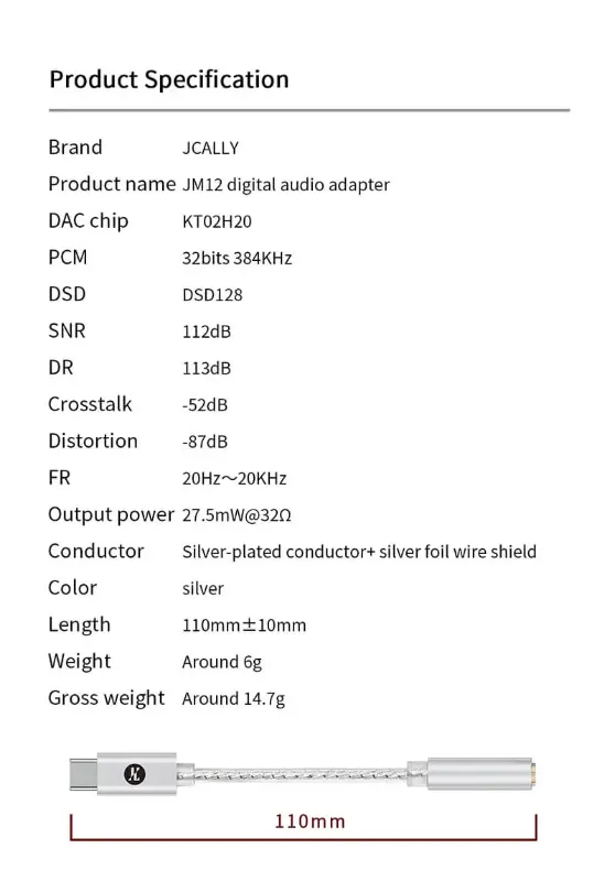 JCally JM12 + USB