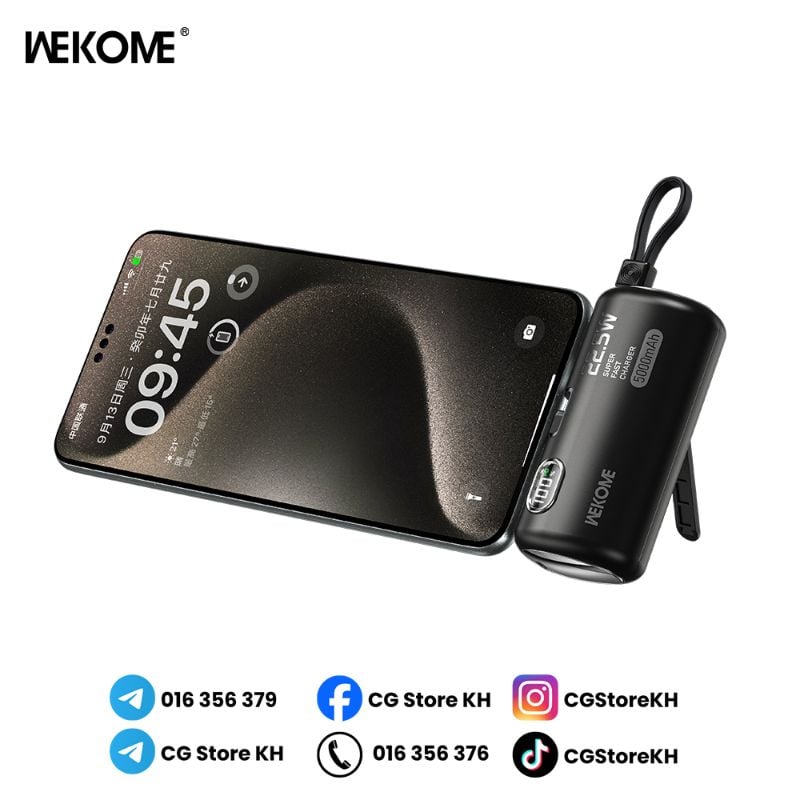 WEKOME Mini Compact 5000mAH