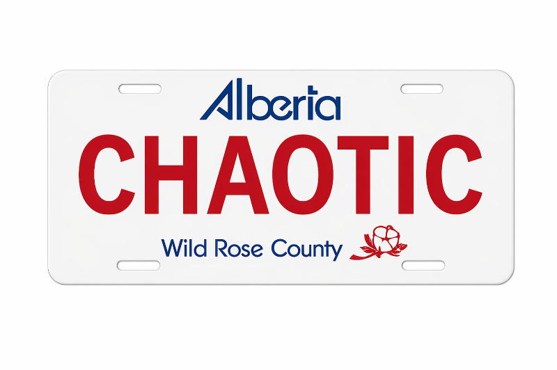 Novelty Licence Plate - CHAOTIC