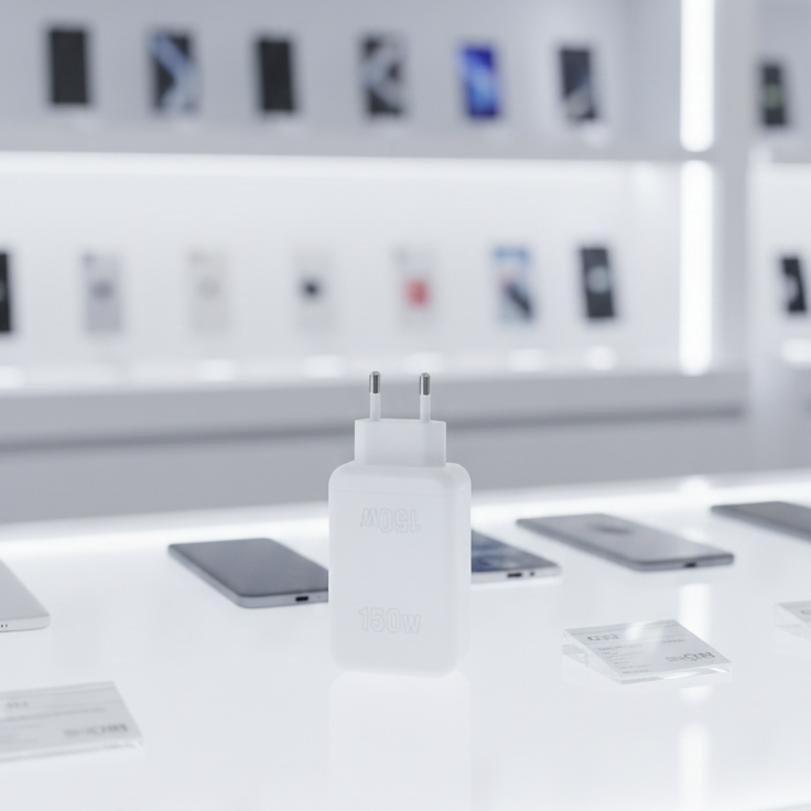 150W Super Fast Charger High Speed Charging Durable Quality Compact Design Reliable Utility Powerful Performance (Without Cable)