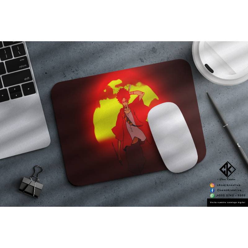 MPS58 - MOUSE PAD SAMURAI SHAMPLOO COLECCION