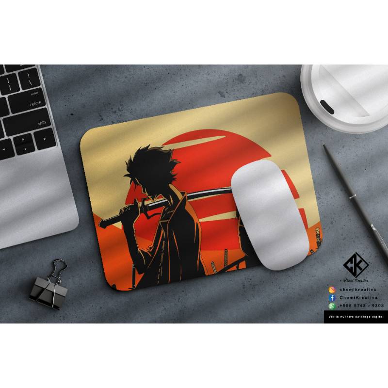 MPS58 - MOUSE PAD SAMURAI SHAMPLOO COLECCION