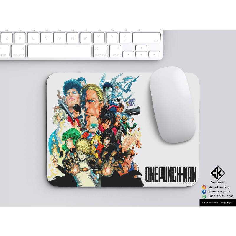 MPO59 - MOUSE PAD ONE PUNCH MAN COLECCION