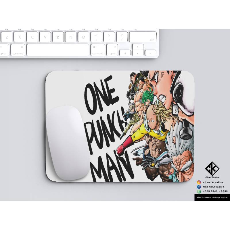 MPO59 - MOUSE PAD ONE PUNCH MAN COLECCION