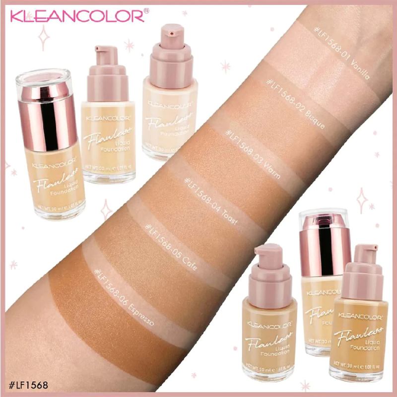 Base de maquillaje Flawless Kleancolor