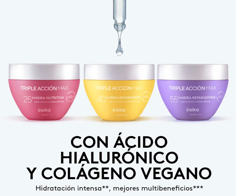 Crema facial Triple Acción Max