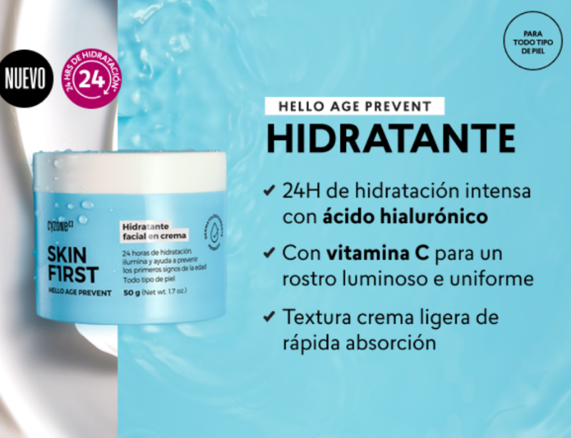 Crema facial Hello Age Cyzone