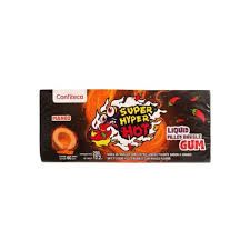 Super Hiper Hot Bubble Gum 60Pc