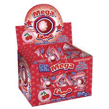Mega Dazz Candy Filled Bubble Gum