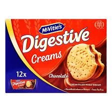 Mcvt. Digestive Creams Chocolate 12Pc