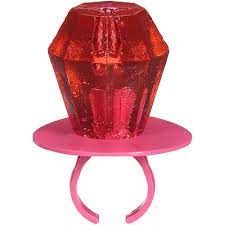 Ring Candy Strawberry 24Pc