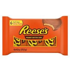 Reeses Peanut Butter 2 Cup 6pc 46Gm