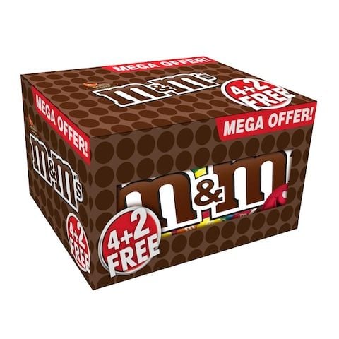 M&Ms Chocolate 6Pc 45Gm