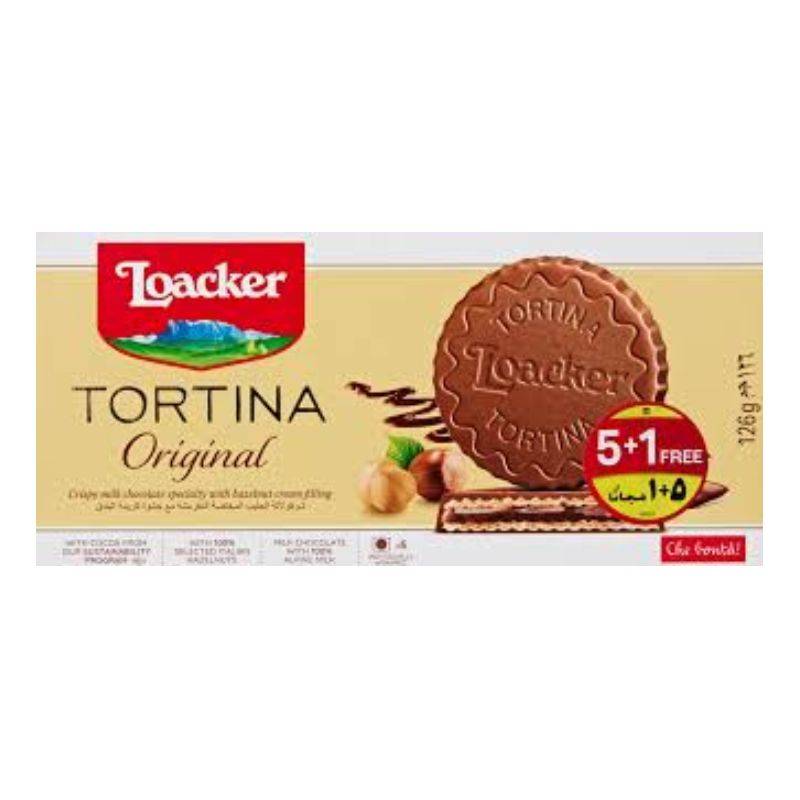 Loacker Tortina Outer Original 6pc 21gm