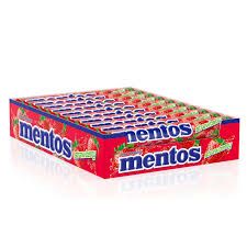 Mentos Strawberry Candy 24Pc