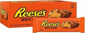 Reeses Nut Bar 18Pc 47Gm
